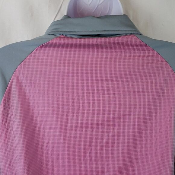 Nike Golf Tour Performance Women's Small Pink & Grey Windbreaker Jacket - Picture 8 of 16
